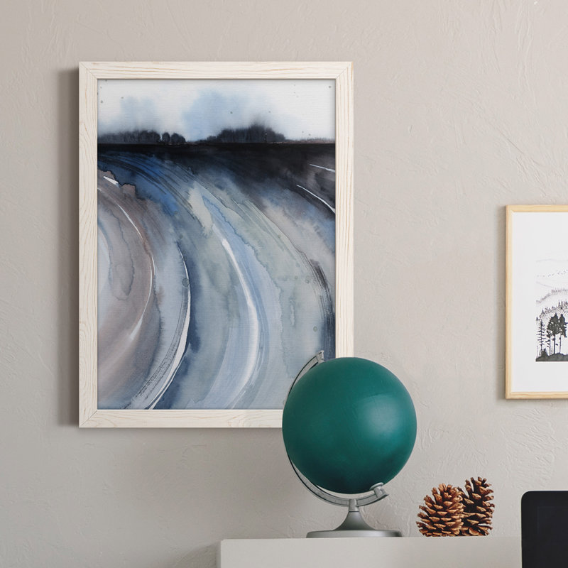 Geode Valley II - peinture sur toile encadrée, H 44 po x l 31 po x P 1 po, Blanc