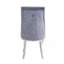 Ensemble de 2 chaises d'appoint en tissu et en acier inoxydable