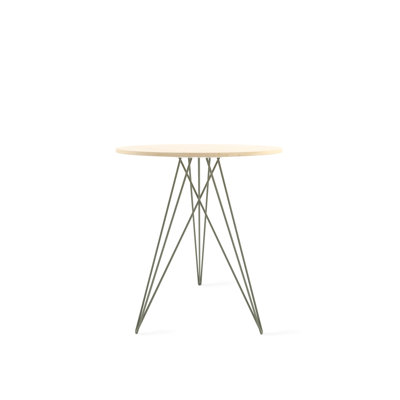Hudson Solid Wood Top End Table