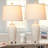 Allisan 24.3" USB Table Lamp Set with Touch Control and Bulbs-1141209148