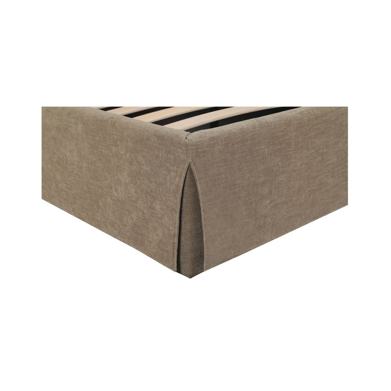 Windcrest Upholstered Platform Storage Bed, Queen, Tan