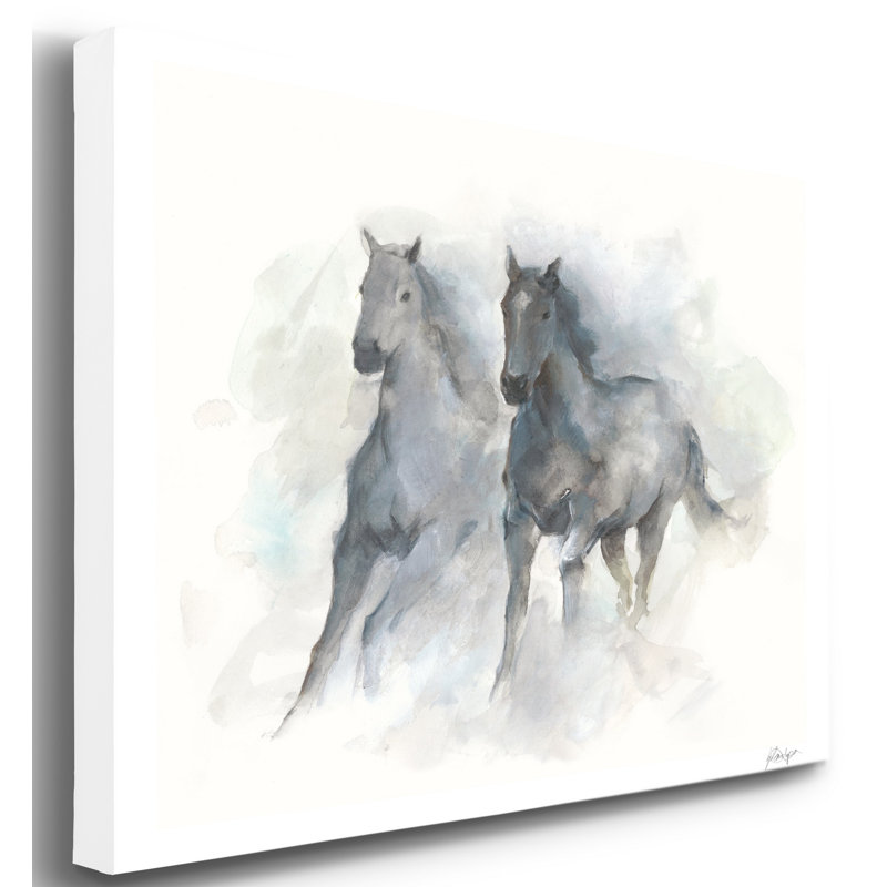 « Run Free II »-reproduction sur toile tendue, H 12 po x l 8 po x P 1 po