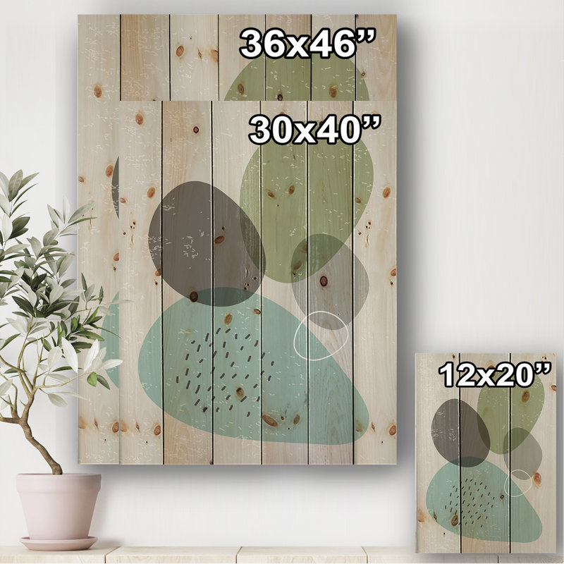 Compositions élémentaires et géométriques minimalistes XX XX XXVI - reproduction d'art sur bois sans cadre