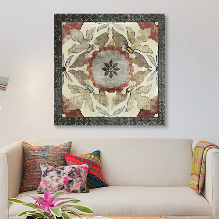 « mosaic ii », impression sur toile, H 12 po x l 12 po x P 0,75 po