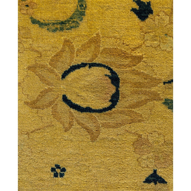 Overdyed One-of-a-Kind 5' 10" X 8' 10" Hand Knotted Area Rug