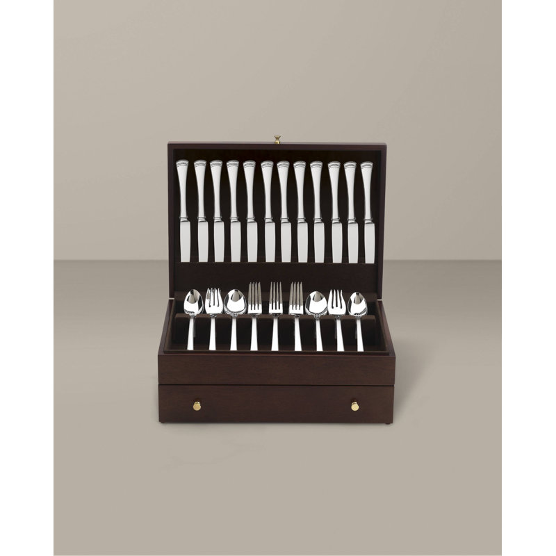 Mahogany Flatware Chest By Lenox