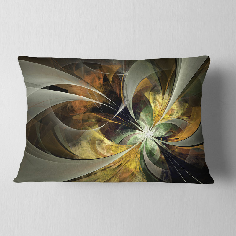 Coussin lombaire en fleur symétrique floral