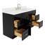 Meuble-lavabo sur pied simple 60 po avec plateau en quartz Hamlet-94003697
