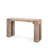 The Mcarthur Console Table Is Constructed From Reclaimed Wood With Subtle Blush Undertones And A Whitewash Finish.