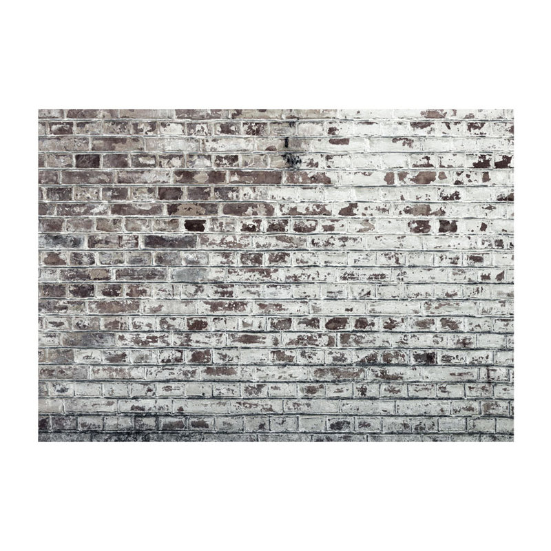 Fleece Wallpaper Roll, 110.2" L x 157.5" W, White/Gray
