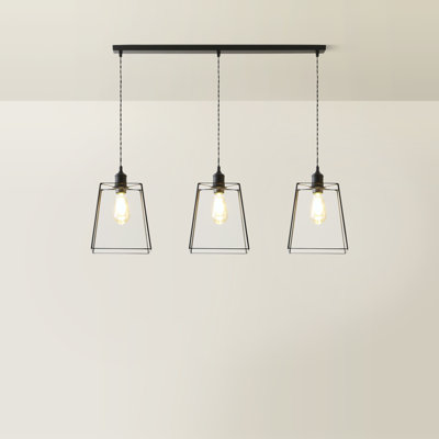 Susie 3 - Light Matte Black Pendant