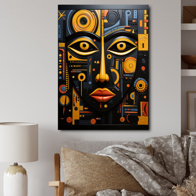 «Lashonne African Tribal Rhythms II», art africain sur toile