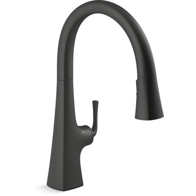 Graze Touchless Pull-Down Kitchen Sink Faucet with Voice Activation and Three-Function Sprayhead