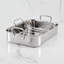 Small Polished Roaster With Rack