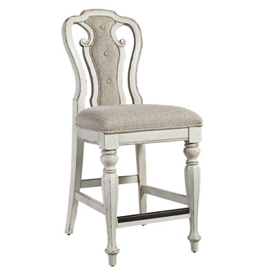 Chaise à hauteur de comptoir Burleen