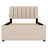 Upholstered Platform Bed With Trundle-1619299393