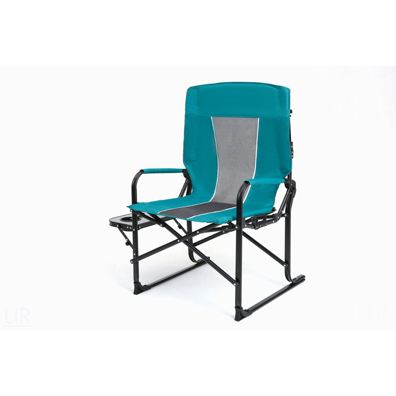 Camping Directors Chair, Heavy Duty,Oversized Portable Folding Chair With Side Table, Pocket For Beach, Fishing,Trip,Picnic,Lawn Blue, Chair