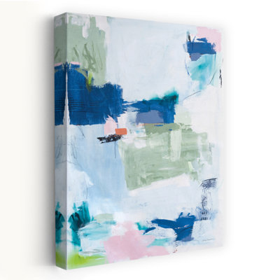 In Its Own Time - Contemporary Abstract Blue Green Art