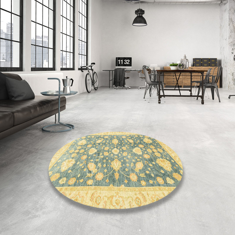 Abstract Indoor Rug, Round 3'