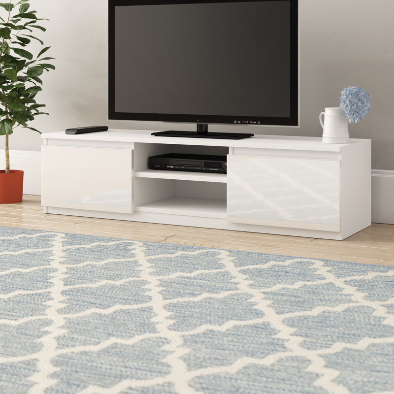 Delancey TV Stand for TVs up to 65", White, 36" H x 120" W x 40" D