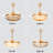 Brynnly 42" Gold Retractable Ceiling Fan with LED Lights, DC Motor Remote 3-Color 6-Speed for Living Room, Bedroom-947024744