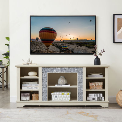 70" TV Stand With 3 Doors