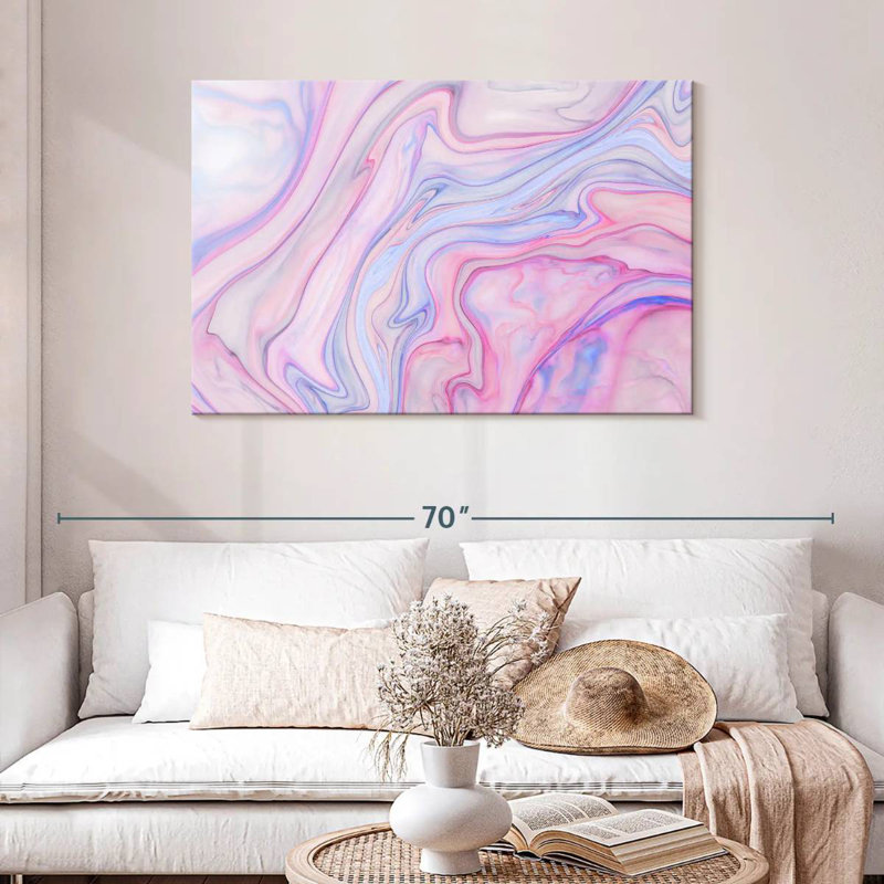 Avery Abstract Pink Marble