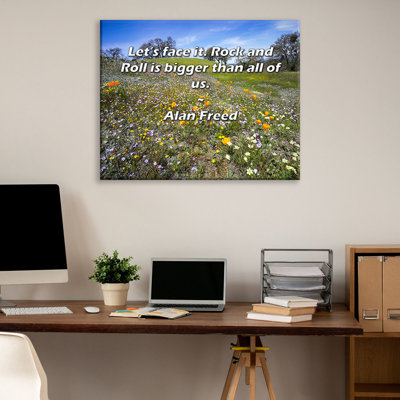 Ophelia & Co. Gallery Wrapped Canvas By Alan Freed: "Let’s face it. Rock and Roll is bigger than all