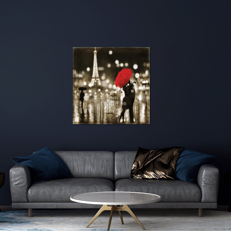 A Paris Kiss par Kate Carrigan - photographie non encadrée, H 36 po x l 36 po x P 0,25 po