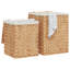 Amabelle Laundry Hamper and Waste Basket Set