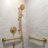 16'' Gold Bathroom Safety Grab Bar with Anti-slip Knurled Grip, ADA Compliant, 2 Pack-128533690-128533693