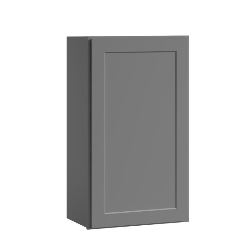 Armoire murale de style Shaker gris prêt à assembler 21 po x 12 po x H 30 po Homeibro Cozy Design, Shaker pierre grise