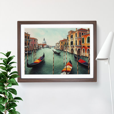 Venice Canal Watercolour Vol.1 - Framed Print