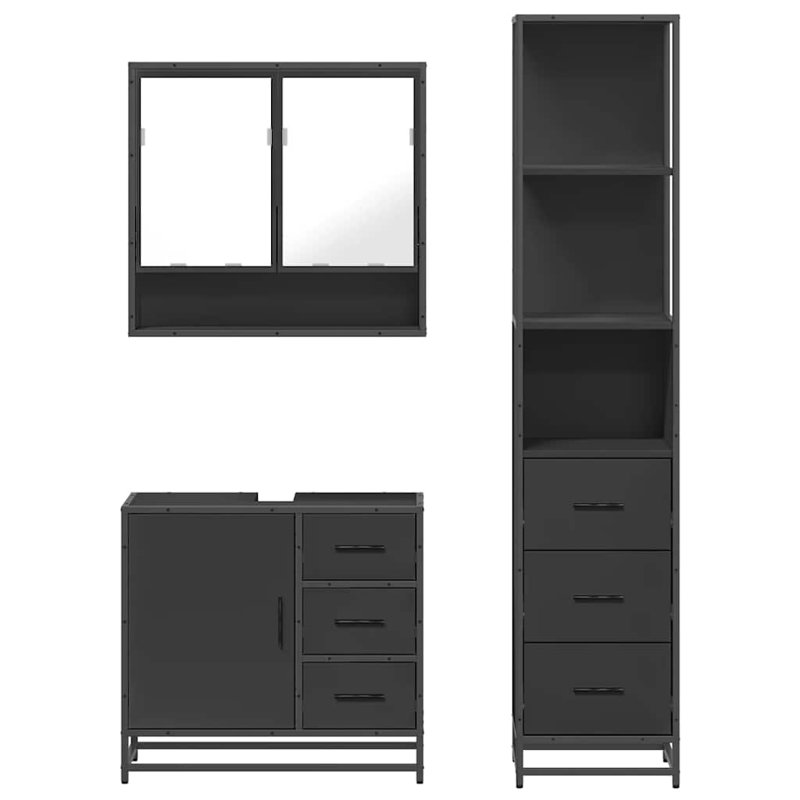 Bathroom Furniture Suite, Black