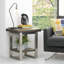 Bettye Solid Wood Sled End Table