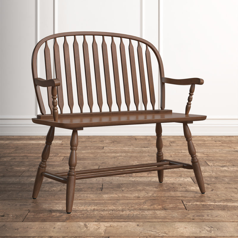 Luray Solid Wood Bench, Elm