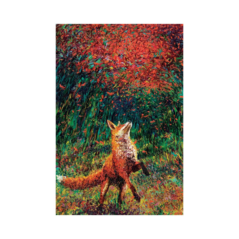 Fox Fire by Iris Scott - Wrapped Canvas Print, 66.04 cm H x 45.72 cm W x 1.91 cm D
