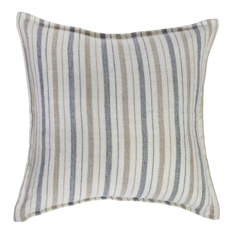 Naples Linen Pillow Cover & Insert, Square, 20" x 20"