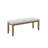 6Pc Rectangular Dining Set with Bench