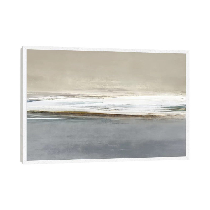 Reflective II by Jake Messina - Painting on Canvas, 101.6 cm H x 66.04 cm W, White Framed