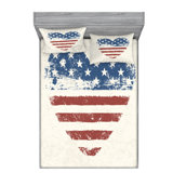 Microfiber Striped Sheet Set
