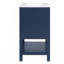 Meuble-lavabo moderne de 24 po au design sergé élégant avec charnières à fermeture en douceur-1509205509