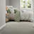 Modern Sage Green Bedding Sets, 5 Piece Queen Polyester Comforter Set For Home