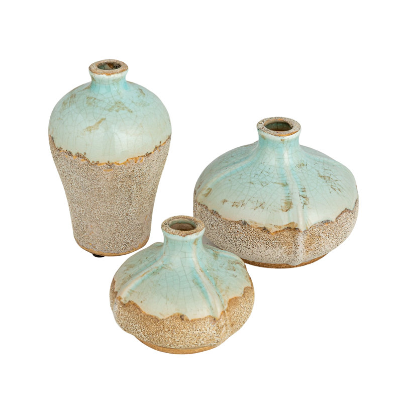 Ensemble de 3 vases de table Jan