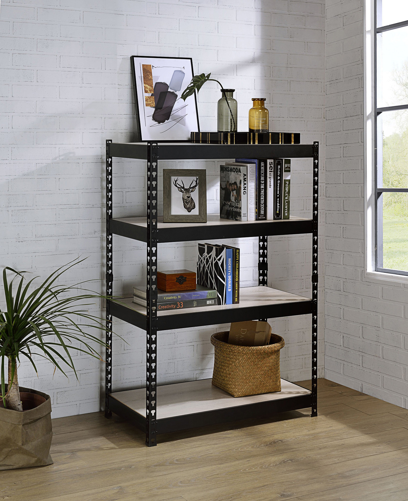 Rectangular Bookcase Trent Austin Design® Rectangular Bookcase With Adjustable Shelves ...