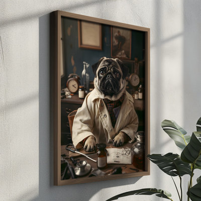 Decorative Framed MDF Painting