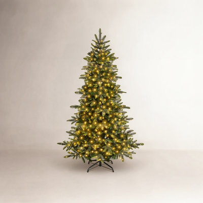 Jahwan Easy Set-Up Lighted Christmas Tree