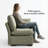 Modular Corner Wedge, Living Room Furniture-1951843032