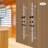 Wall-Mounted Eyeglasses Display Rack Set of 10