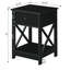 Table de bout avec 1 tiroir et tablette Darek-805540057